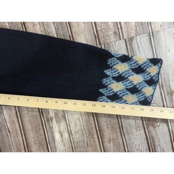 Etro Milano Herren wool Sweater Pullover sz 2XL color Navy NWT mspr $698 Italy - Picture 11 of 12